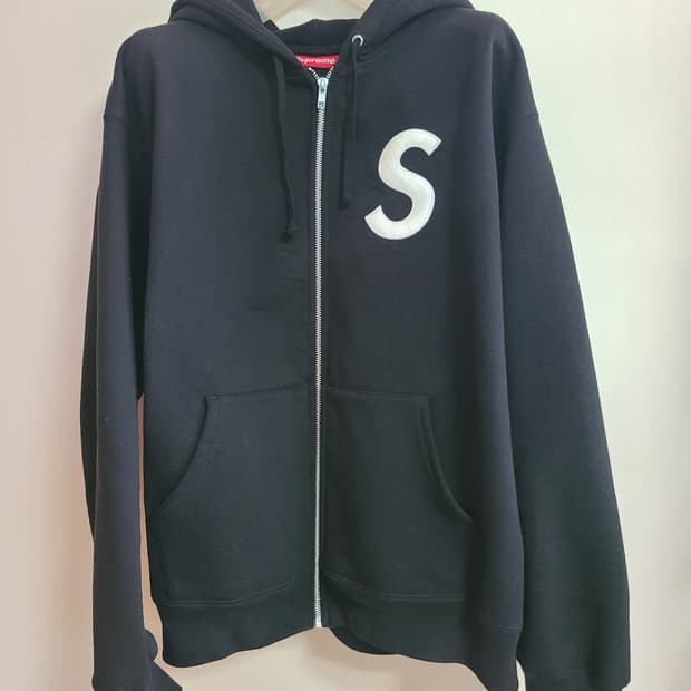 슈프림 S로고 후드집업