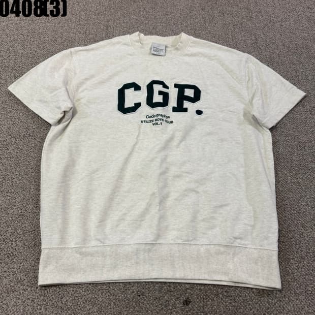 코드그라피 반팔 니트