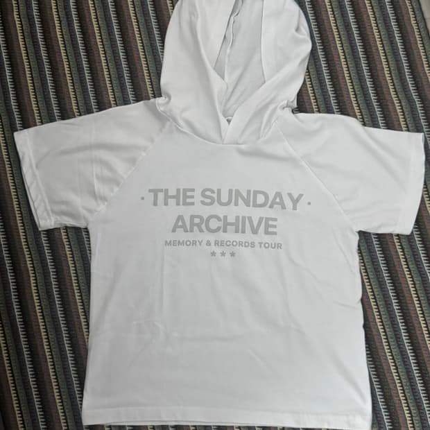 Y2k 반팔 후드티