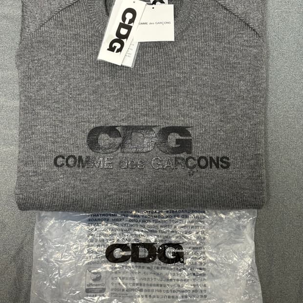 (새상품) CDG 풀오버 니트 2XL