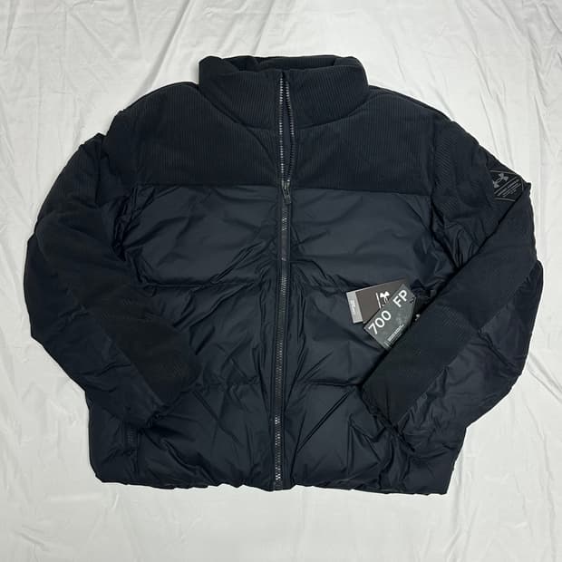 (XL) 언더아머 UA Limitless 다운 코듀로이 자켓 패딩 블랙