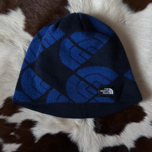 00s 노스페이스 TNF Logo Jacquard Beanie