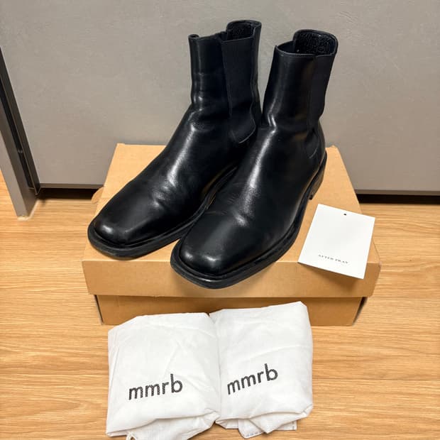 [260] mmrb 메모러블 x 애프터프레이 스퀘어토 첼시부츠 풀박스