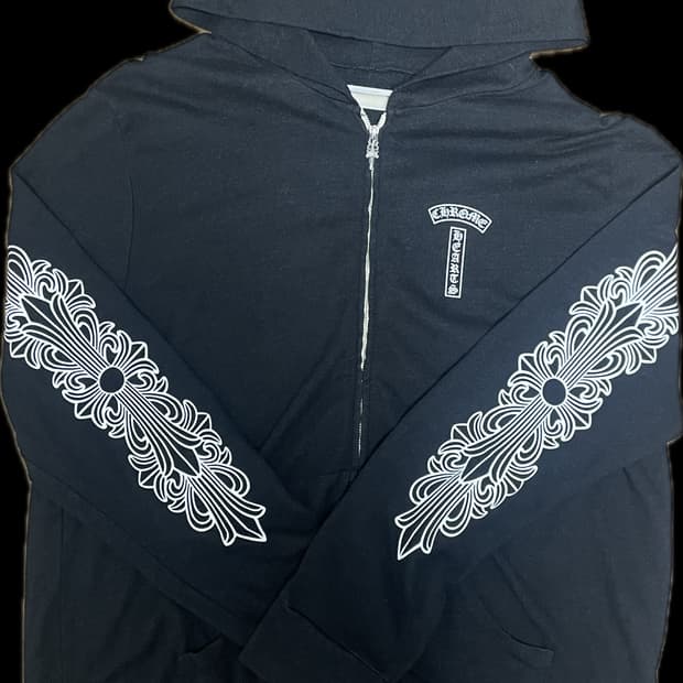 크롬하츠 홀스슈 플로랄 후드집업 xl