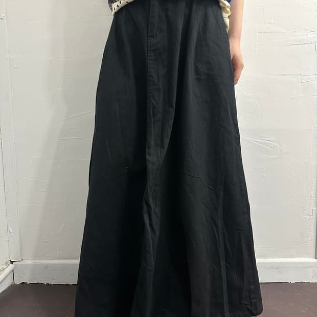 cotton long skirt
