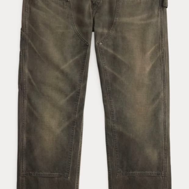 RRL 26SS 엔지니어핏 캔버스 카펜터 팬츠 36×32