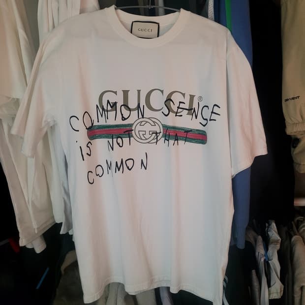 구찌문양 반팔티