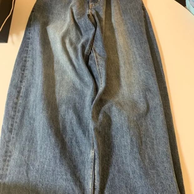 해칭룸 와이드 커브드 데님 3사이즈