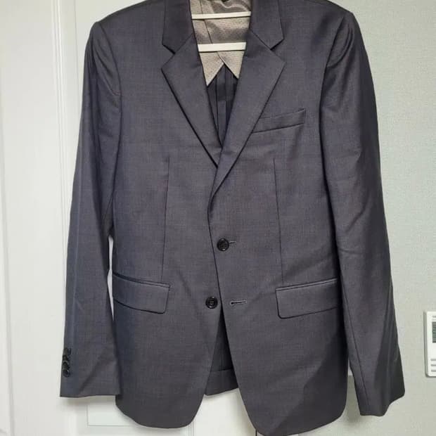 떨이) 우영미 솔리드옴므 그레이 블레이져 M