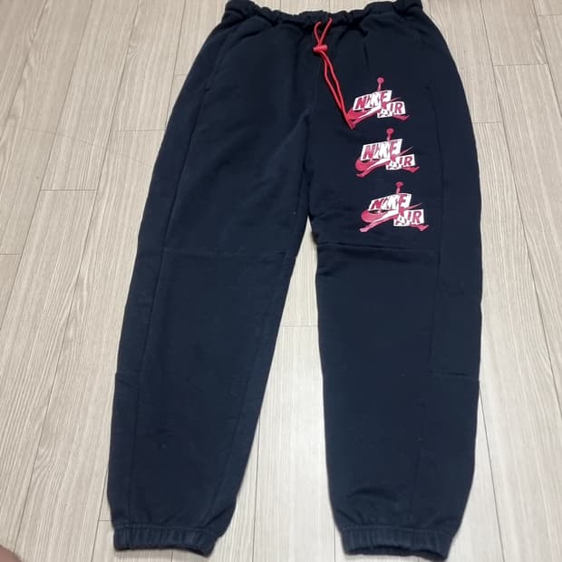 나이키 에어 조던 블랙 트레이닝 바지(175/80)