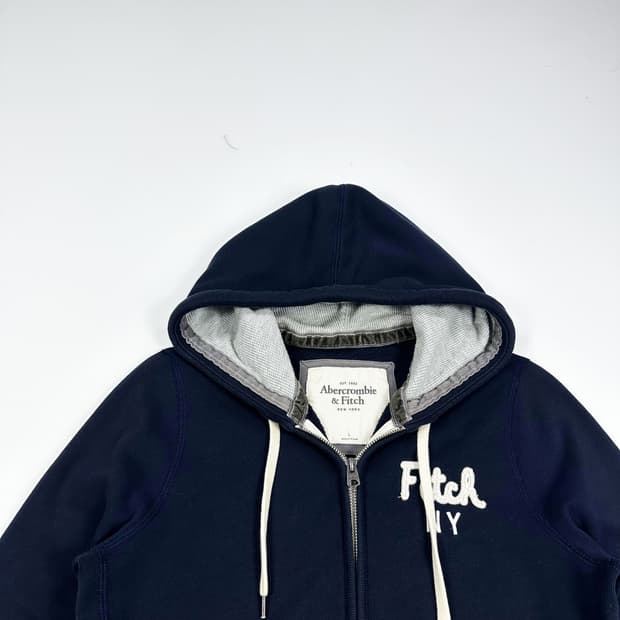 아베크롬비 뉴욕 피치 네이비 후드집업 (L 여성추천)