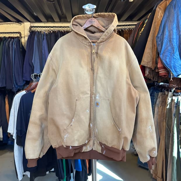 칼하트 디트로이트 페인팅 덕 액티브 워크 자켓 made in usa