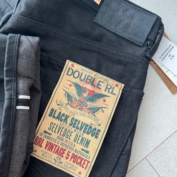 더블알엘 빈티지5포켓 블온블 31x30