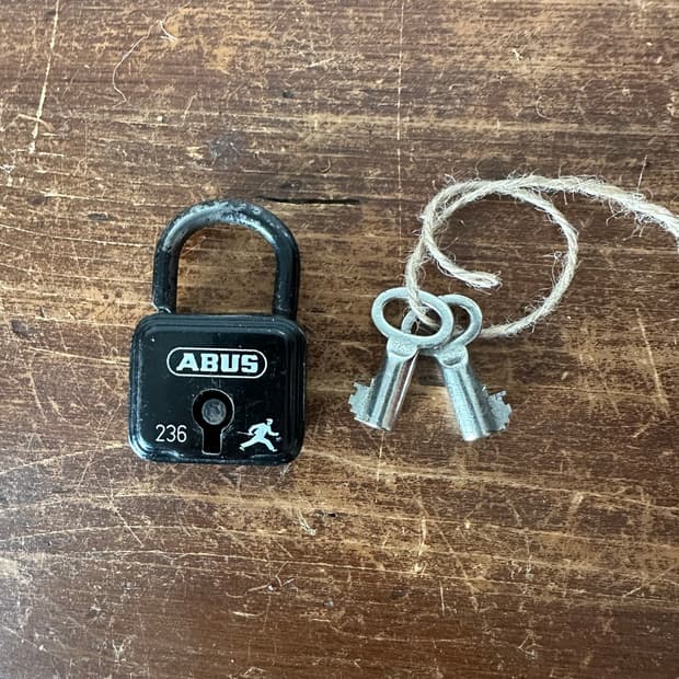 독일)빈티지 ABUS 자물쇠