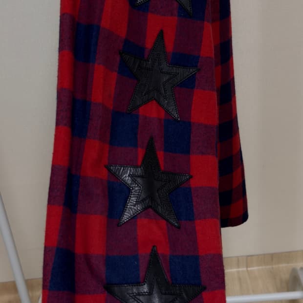 꿀매)크롬하츠 레더패치4p 셔츠 XL