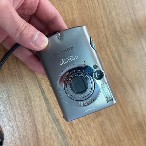 (티타늄 모델) 캐논 ixus 900 Ti