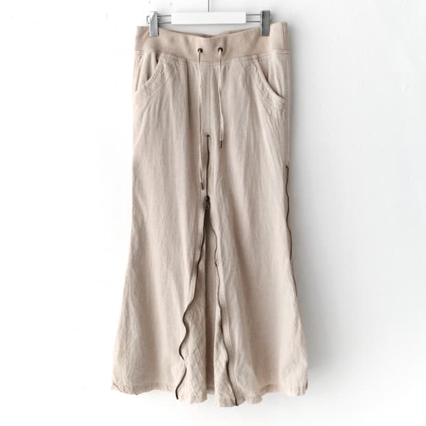 goa) zipper long skirt
