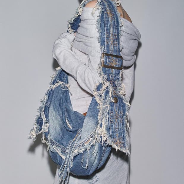 [새상품] 스컬프터 디스트로이드 데님 더플백