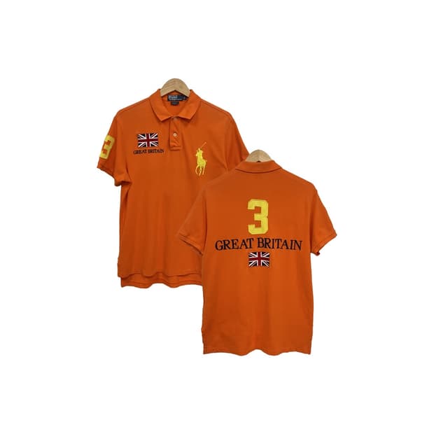 폴로 랄프로렌 브리튼 영국 빅포니 빈티지 반팔 티셔츠