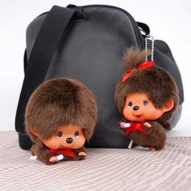 몬치치 빅헤드 대두 날으는 스윙 키링 여아/남아