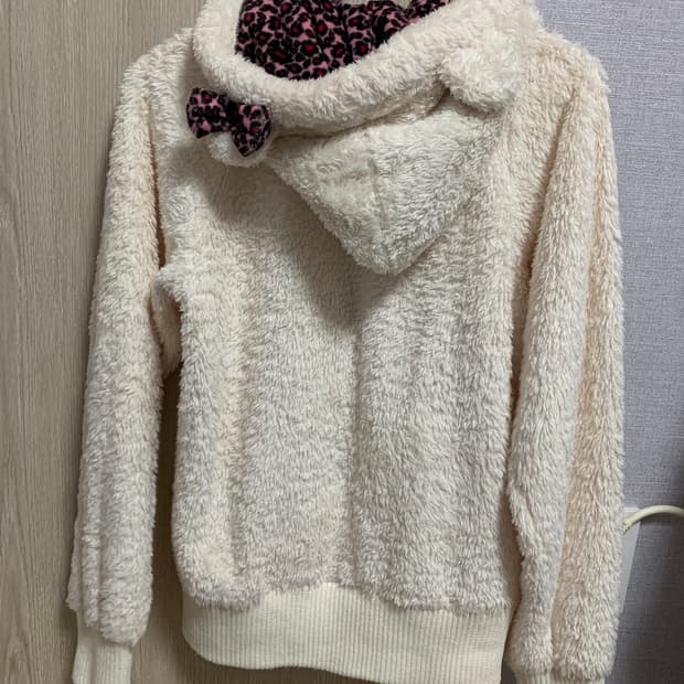 rich mix 리치믹스 후드집업 곰돌이 귀 리본 갸루 