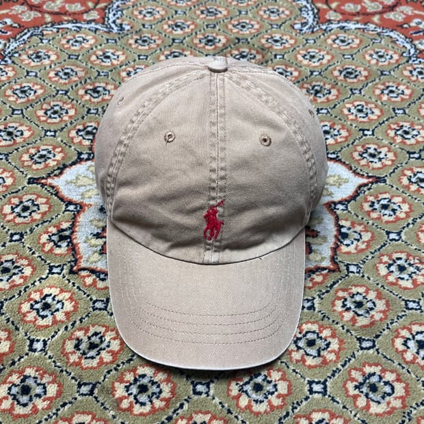 [OS] 폴로 랄프로렌 빈티지 포니 볼캡 베이지