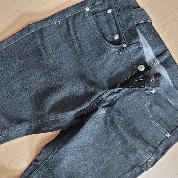 usa 코튼 블랙 팬츠(29)