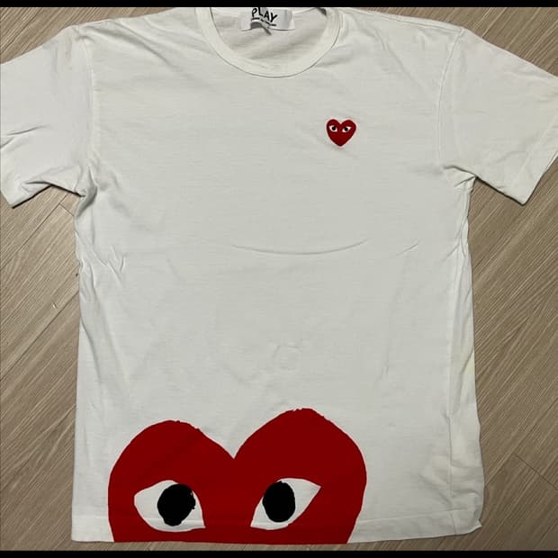 꼼데가르송 반팔티 XL