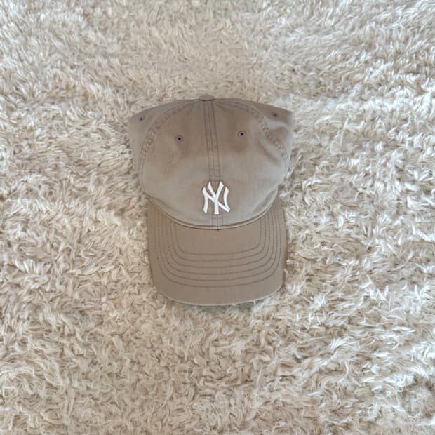 MLB LA 모자 베이지