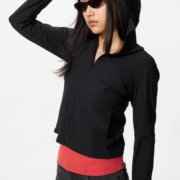 유니클로 에어리즘 풀집 후디