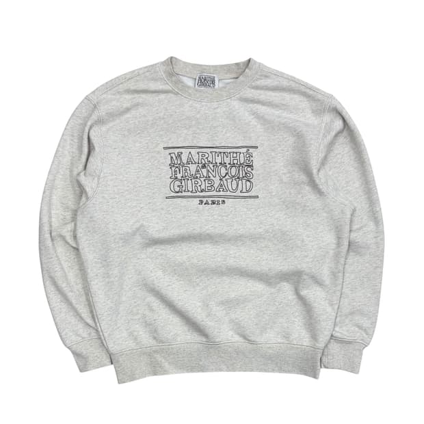 마리떼 프랑소와 저버 두들 맨투맨 그레이