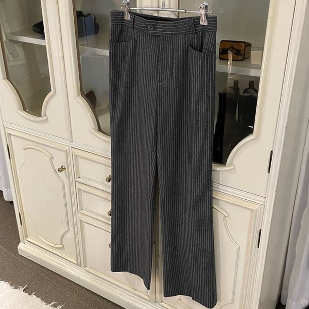 JOSEPH wool pinstripe slacks