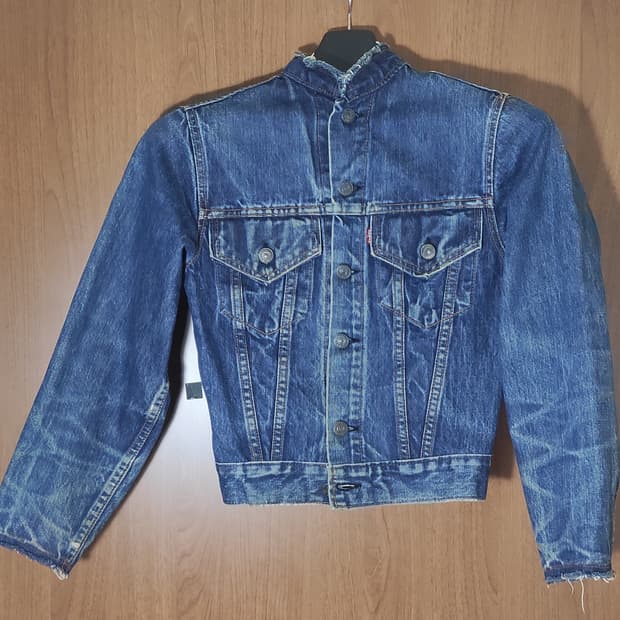 70s 리바이스 데님 자켓 빅E 매우작은사이즈
