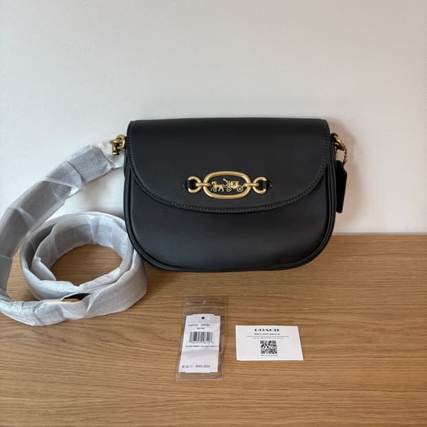 COACH 코치 할리 숄더백 블랙