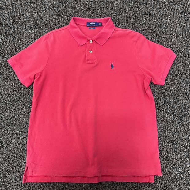 POLO 폴로 랄프로렌 카라티 반팔티셔츠 슬림핏 L