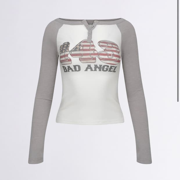 스컬프터 flag raglan t-shirt