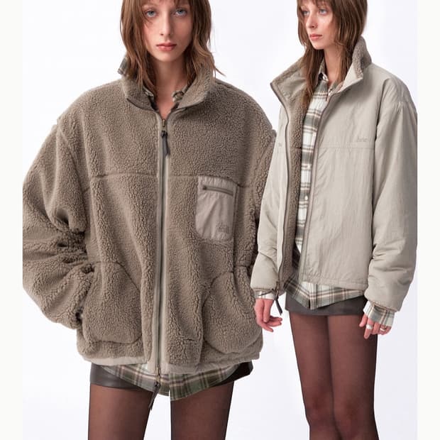 아비에무아 리버서블 플리스 자켓