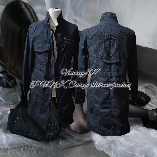 Vintage 07 PUNK Cargo shirts-jacket