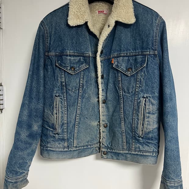 44) 70‘s 오렌지탭 리바이스 쉐르파 데님 자켓