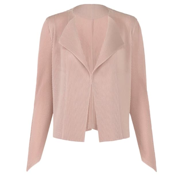 이세이미야케 레더라이크 플리츠 핑크 셋트