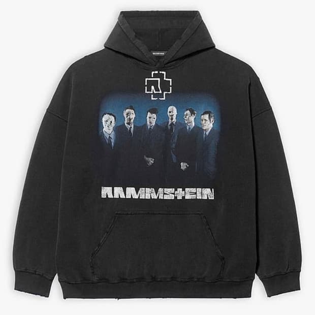 [XXS] 발렌시아가 람슈타인 오버사이즈 후드 블랙