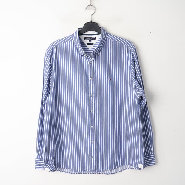 105/타미 뉴욕핏 코튼 스트라이프 셔츠