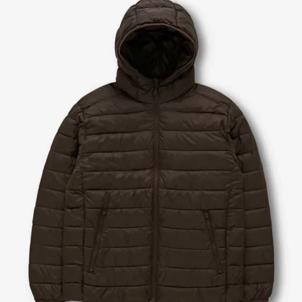 스파오 경량패딩 씬라이트 브라운s