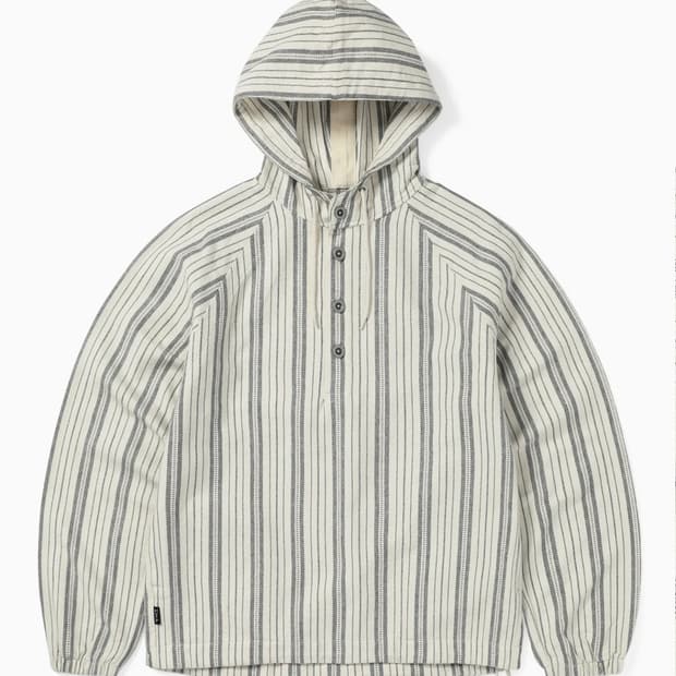 디스이즈네버댓 스트라이프 자카드 후디