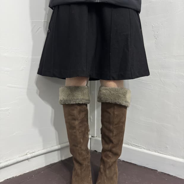 eizo suede long boots