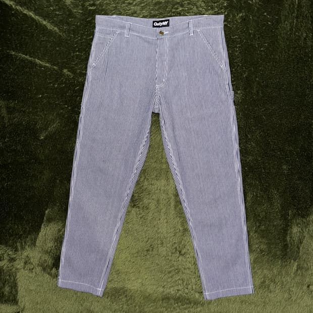 [34] ONLY NY 온리 뉴욕 히코리 스트라이프 카펜터 팬츠