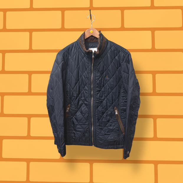 Beanpole 10s 퀼티드 자켓 (L)