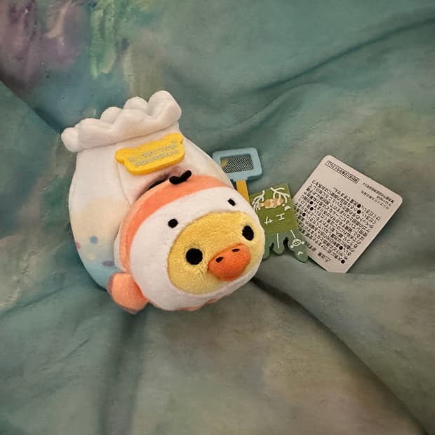 산엑스 레어 한정 리락쿠마 키이로이토리 니모 어항 사육 세트 인형