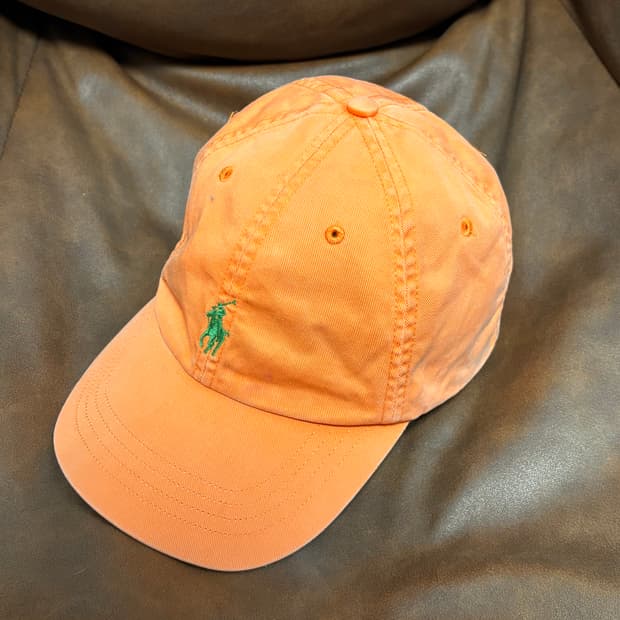 90s 폴로 랄프로렌 레더 스트랩 볼캡