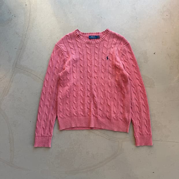 폴로 랄프로렌 케이블 니트 스웨터